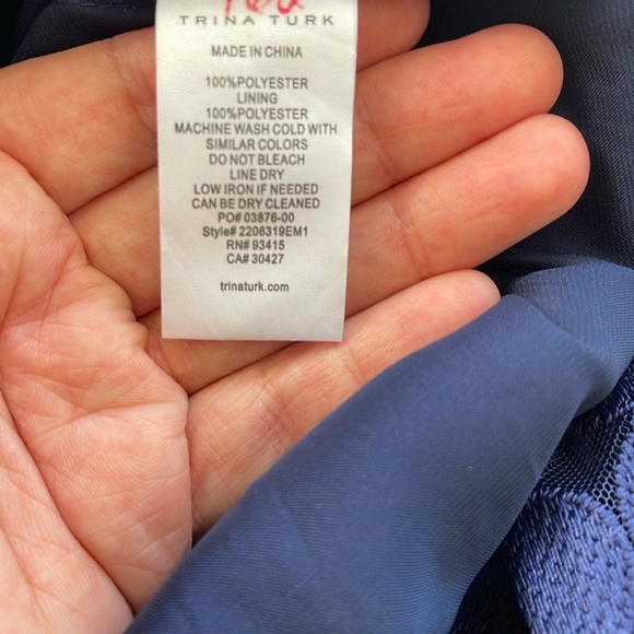 Trina Turk Marisa Dress in Ink - Picture 7 of 7